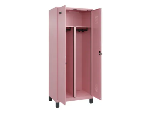 PBM-locker,HxBxD 1950x800x500mm,2vak,vak B 400mm,draaigrendel