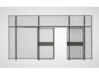 opzetelement v. middenpaal,v. scheidingswandsysteem,H 750mm,RAL5002 - 6