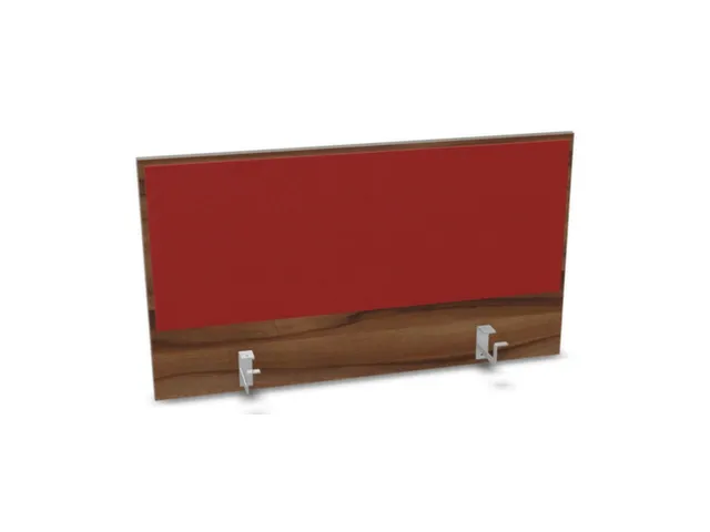 opzetpaneel bureau aanbouw achter NP-tiepolo nut BN4011-rood 1000mm