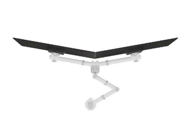 Monitorarm Viewgo Voor 2 Schermen 360° draaibaar Wit