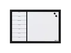 Whiteboard Naga 60 x 40 cm Weekplanner Engels Wit