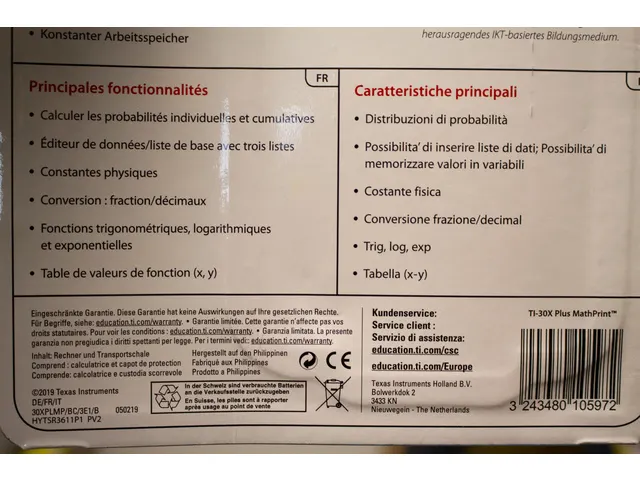 Calculatrice TI-30XPLMP