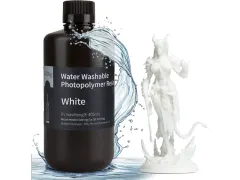 UV/LCD WATER WASHABLE WHITE 1kg 3D RESIN 405NM