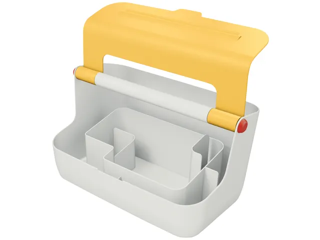 Opbergbox Leitz Cosy draagbaar kunststof geel 214x196x367mm