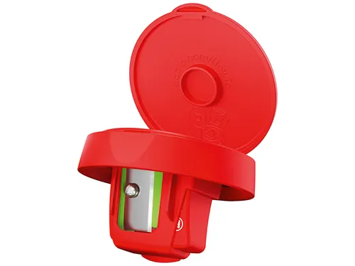Puntenslijper STABILO 4849 woody 3 in 1 rood