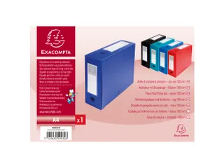 Klasseerdoos PP opaa k rug 100mm blauw - 5