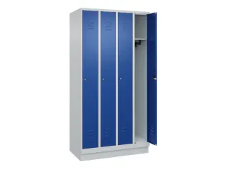 locker,HxBxD 1950x1000x500mm,4vak,vak B 250mm,cil.-slot,sokkel - 2