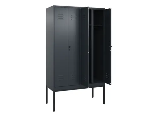 locker voor scheiding van kleding,HxBxD 2120x1200x500mm,4vak