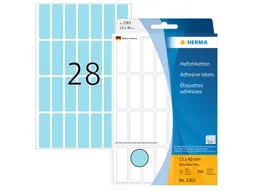 HERMA 2363 Universele etiketten 13x40mm Blauw 896 stuks