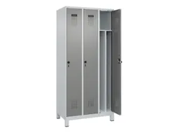 locker voor scheiding van kleding,HxBxD 1950x900x500mm,3vak