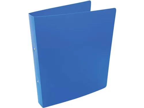 ringmap, voor ft A4, uit PP, 2 ringen van 25mm, blauw