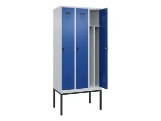 locker voor scheiding van kleding,HxBxD 2120x900x500mm,3vak - 1