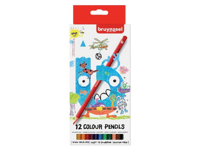 Kleurpotlood Bruynzeel Kids set à 12 kleuren