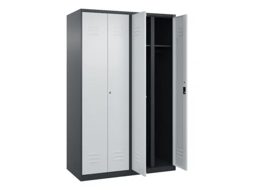 locker voor scheiding van kleding,HxBxD 1850x1200x500mm,4vak