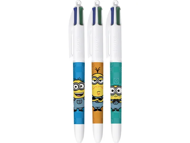 Colours Minions 4-kleurenbalpen medium display 40 stuks