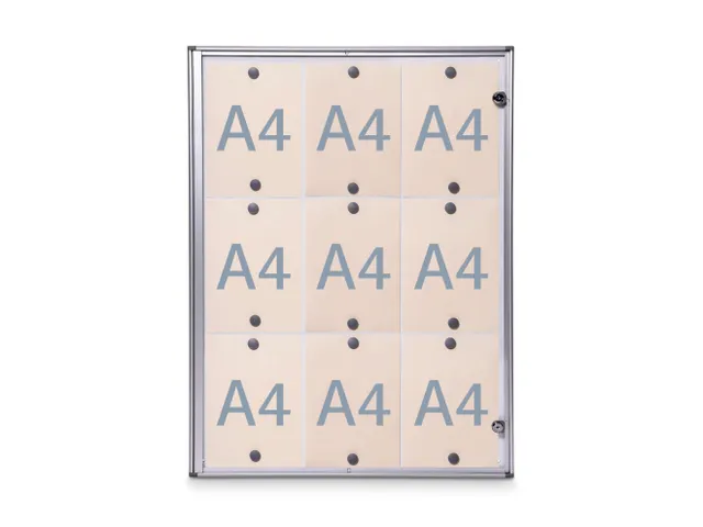 Vitrine MAULextraslim formaat 9xA4