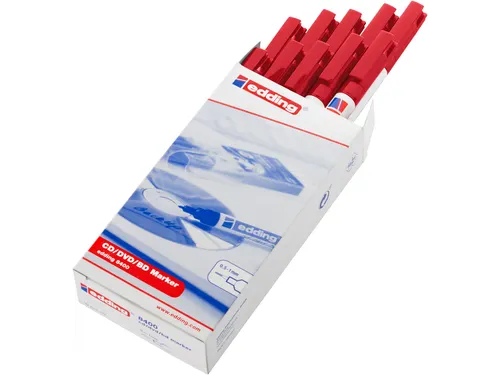 Cd marker edding 8400 rond rood 0.5-1.0mm