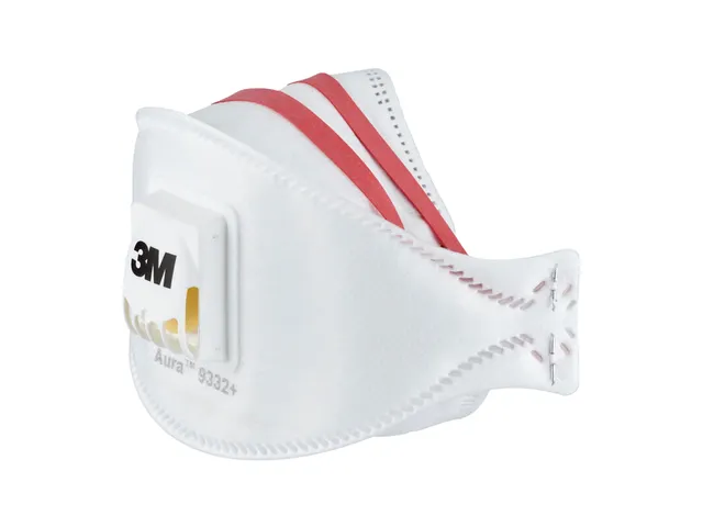 Stofmasker 3M Aura Comfort Cool Flow 9332 FFP3 2 stuks