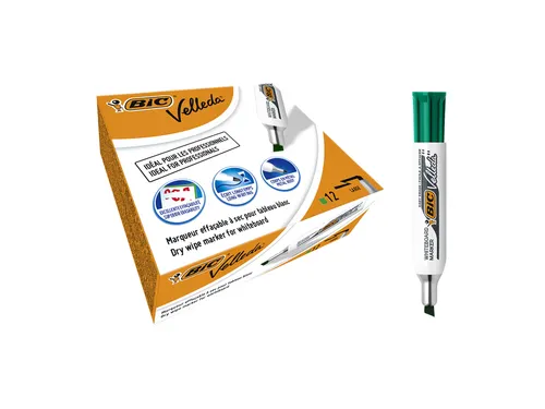 Whiteboardmarker Bic Velleda 1781 schuin large groen