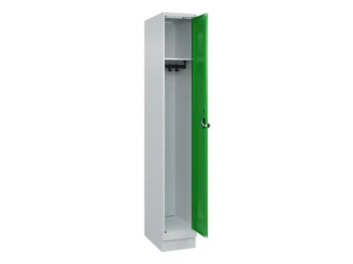 locker,HxBxD 1950x300x500mm,1vak,vak B 300mm,draaigrendel,sokkel