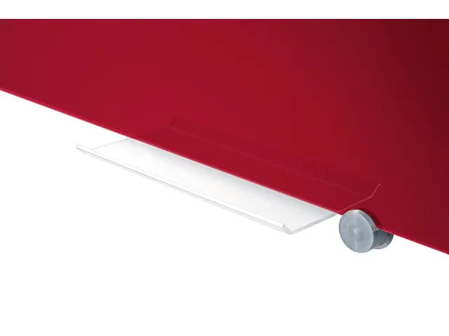 Glasbord 90x120cm Rood