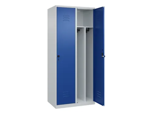 locker voor scheiding van kleding,HxBxD 1850x800x500mm,2vak