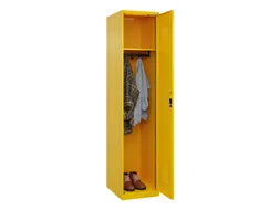 locker,HxBxD 1850x400x500mm,1vak,vak B 400mm,cil.-slot,staand op vloer