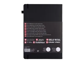Schetsboek Sakura 80 zwarte vellen 140gr 210x297mm zwart - 3