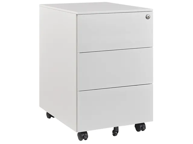 Ladeblok 3 gelijke lades wit