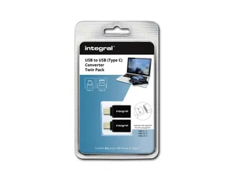 Adapter Integral 3.1 USB-A naar USB-C 2 stuks - 2
