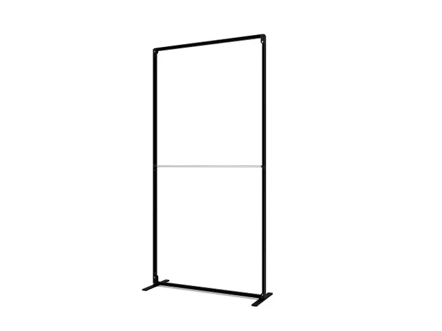 FlexFrame Modulair systeem beurswand 100x200cm Zwart frame