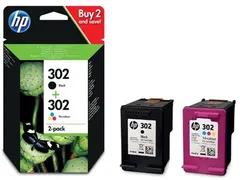 Hp Inktcartridge 302, 4 Kleuren, 165 - 190 Pagina's - Oem: X 4 d 37 ae