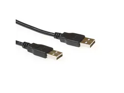 Kabel ACT USB 2.0 M-M zwart 2 meter