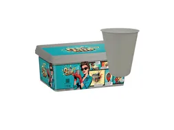 IEZZY Koffiebeker 180ml herbruikbaar Wauw 150 stuks grijs
