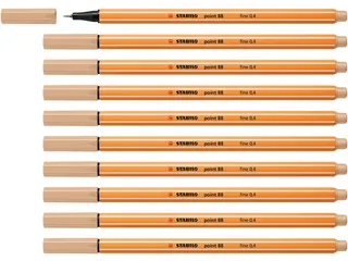 Fineliner STABILO point 88/86 fijn nude - 8