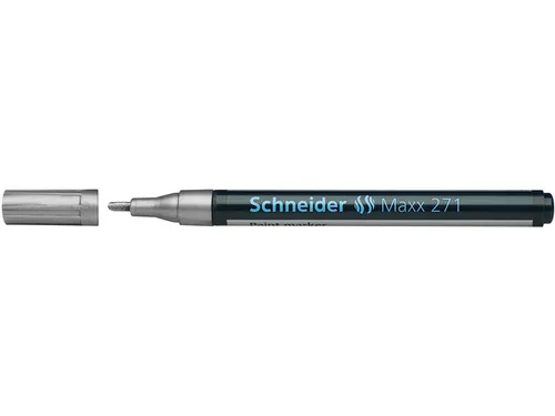 Lakmarker Schneider Maxx 271 1-2mm Zilver