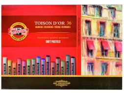 Pastelkrijt Koh-I-Noor Toison 8515 rond 36 stuks assorti