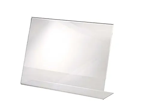 Tafelstandaard Seco A4 landscape schuin glashelder