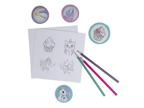 Buttonpack Beckmann Creative black 4st. ass.