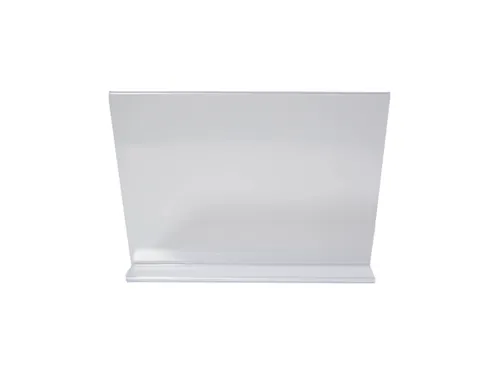 Kaarthouder Budget T-Standaard A5 1,5 Mm Liggend Acryl set van 5 stuks