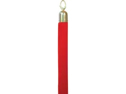 Afzetkoord Securit 150cm rood met goudkleurige knop
