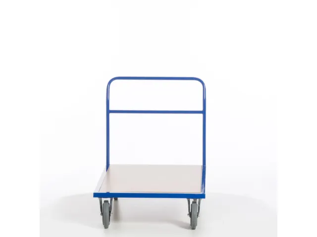 chariot avec barre de poussée force 500kg plateau Lxl 1200x800mm