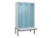 armoire vestiaire avec banc noir et blanc,HxlxP 2120x1200x815mm