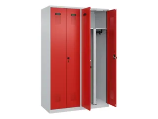PBM-locker,HxBxD 1850x1200x500mm,4vak,vak B 300mm,draaigrendel - 1