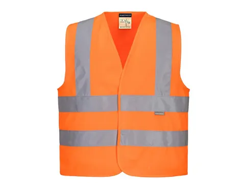 Portwest C374 MeshAir Hi-vis oranje vest maat M