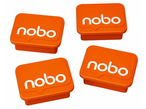 Magneet Nobo 18x22mm oranje