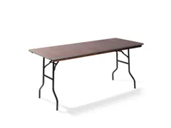 klaptafel,HxBxD 760x760x1220mm,rechthoekig,4voeten zwart