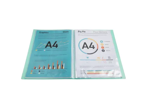 Showalbum A4 20 tas KREACOVER PASTEL Assorti