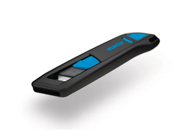 Cutter sécurisé Martor Secunorm 300 trapézoïde 19mm noir
