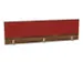 panneau de rehausse,p. table de bureau,NP-noyer Tiepolo,BN4011-rouge